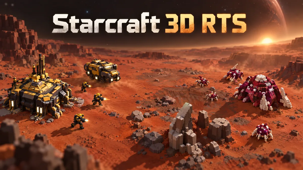 Starcraft 3D RTS